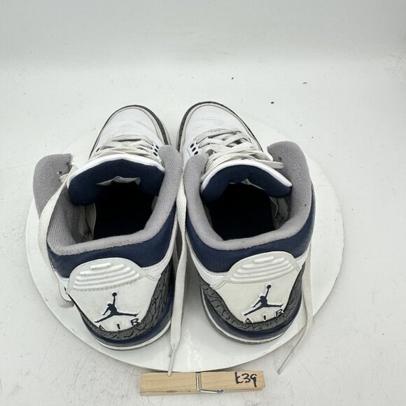 Nike Air Jordan 3 Youth Size 6.5Y Women 8 DM0967-140 Midnight Navy Training Shoe - Picture 7 of 12
